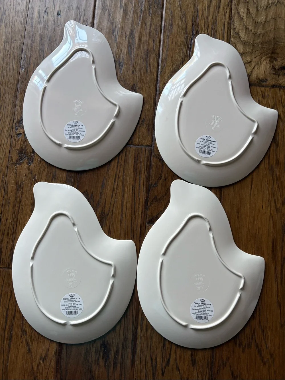 Hyde & EEK Witch Cat Halloween Melamine Plates Set of 4